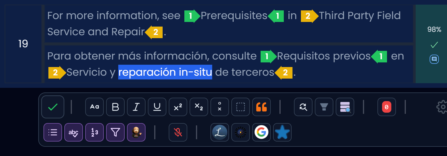 Powerful, user-friendly editor (dark)