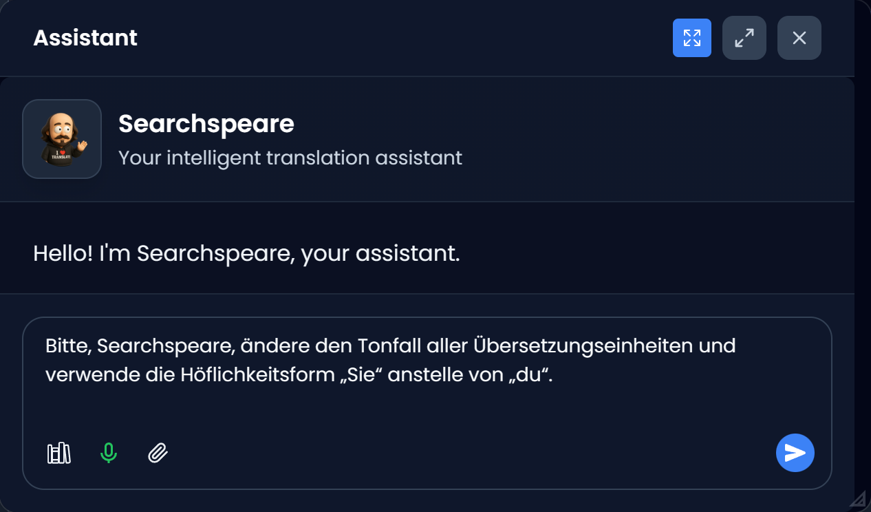 Integrated AI, used deterministically (dark)