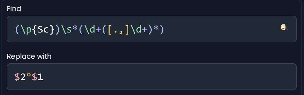 Regular Expressions. Yes, regex! (dark)