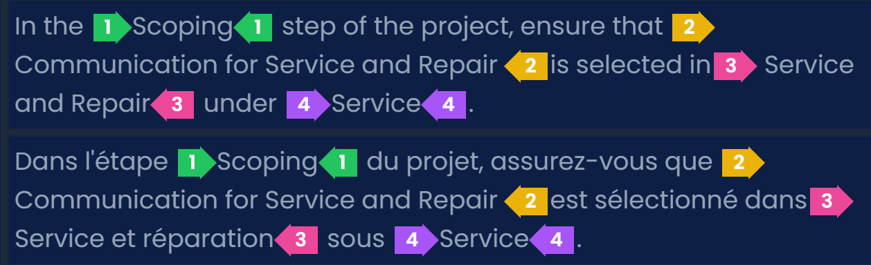 Advanced tag handling (dark)
